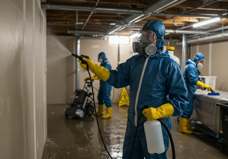 Basement Sanitization and Antimicrobial Treatment process in Lake Winnebago, MO